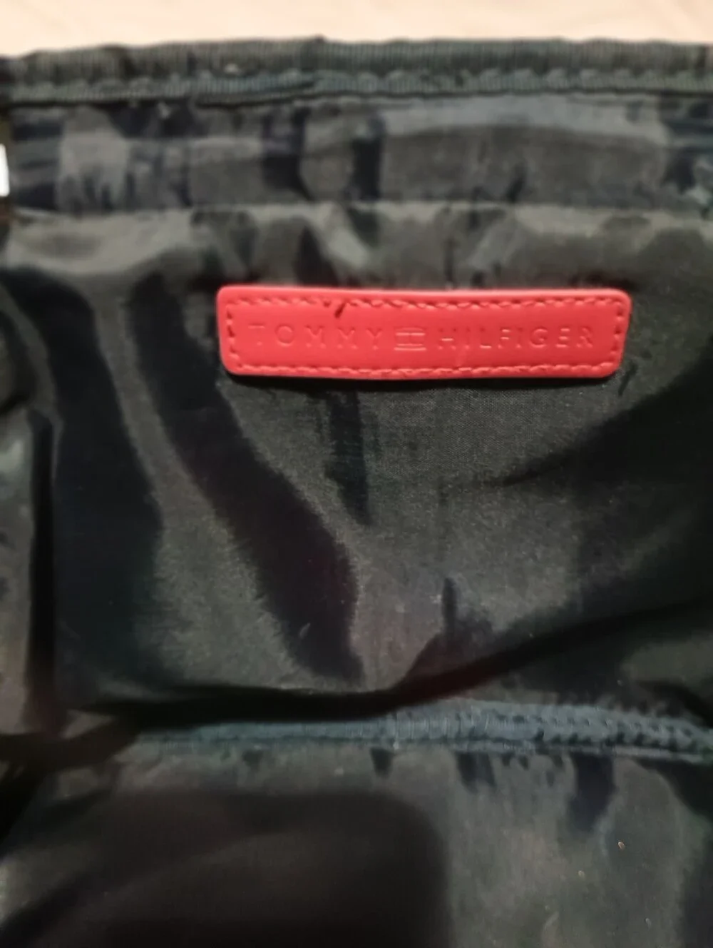 Travel Case Cosmetic/Toiletry Bag Large Black and Pink Striped Storage Tote